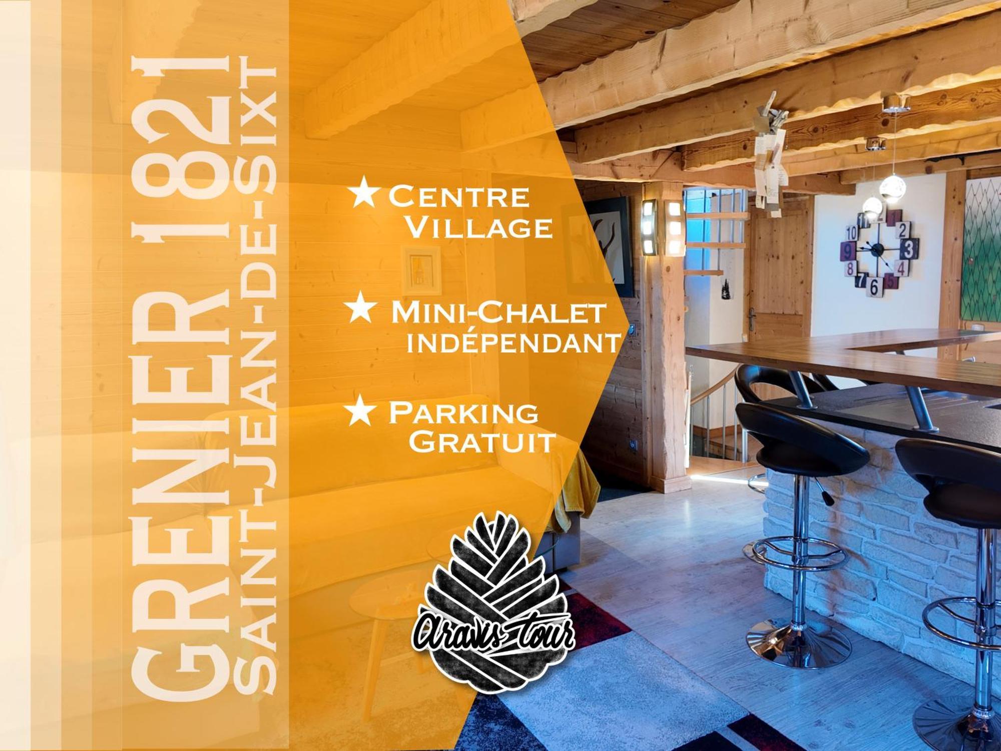Le Grenier 1821 - Mini Chalet - Centre Village - Aravistour Saint-Jean-de-Sixt Exteriér fotografie
